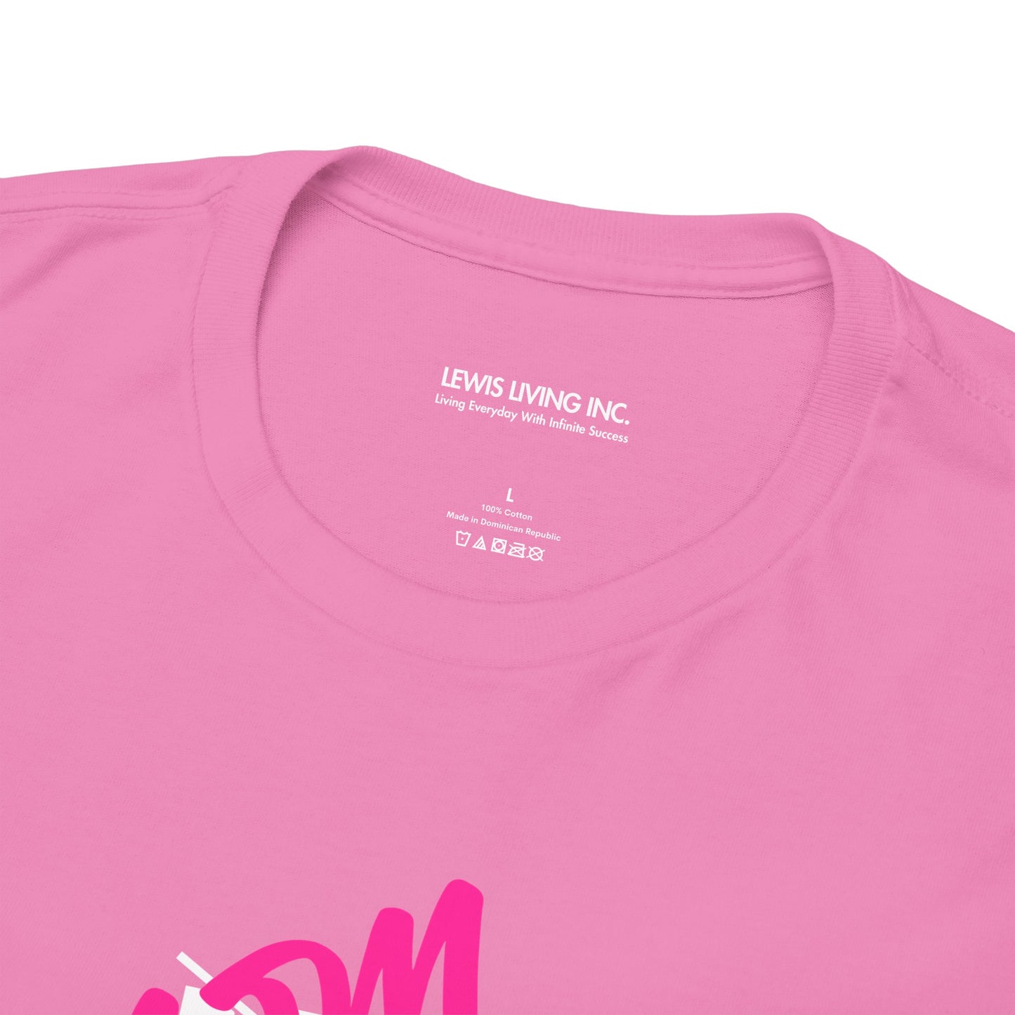 Mom Over Matter-White Teal