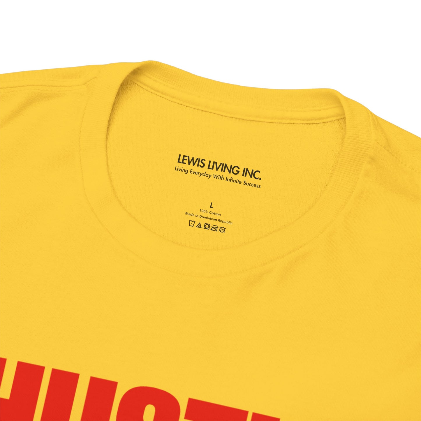 Hustle for Him-Red (Black)