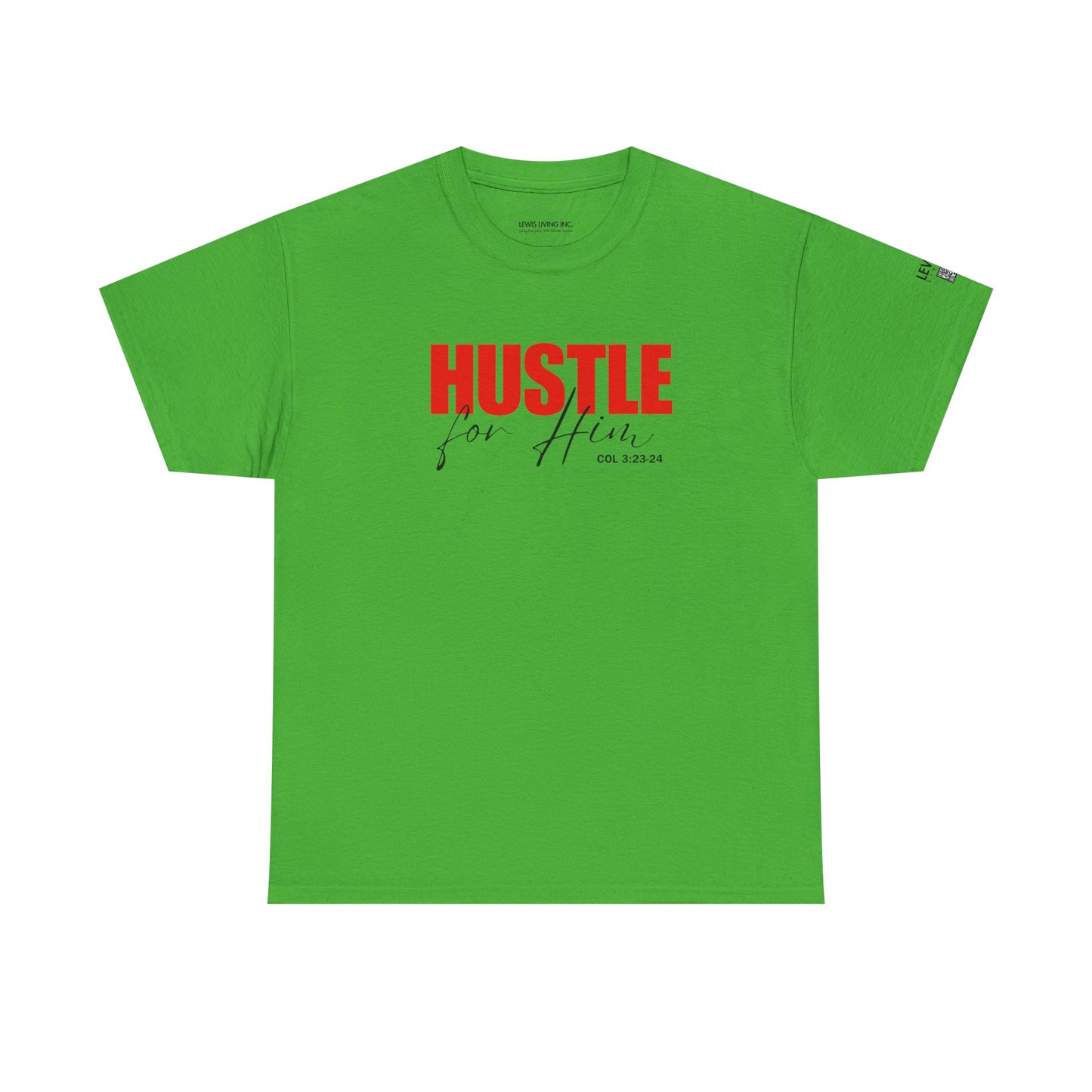 Hustle for Him-Red (Black)
