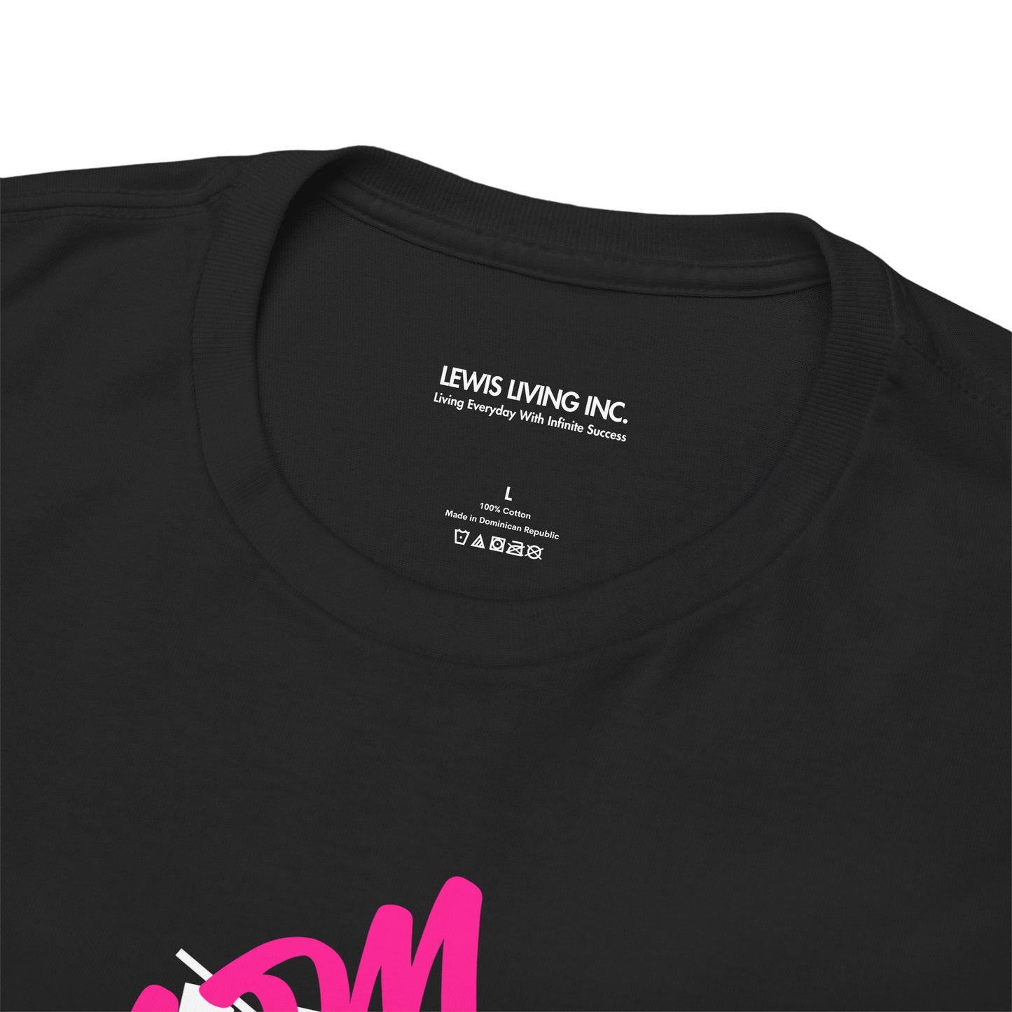 Mom Over Matter-White Teal