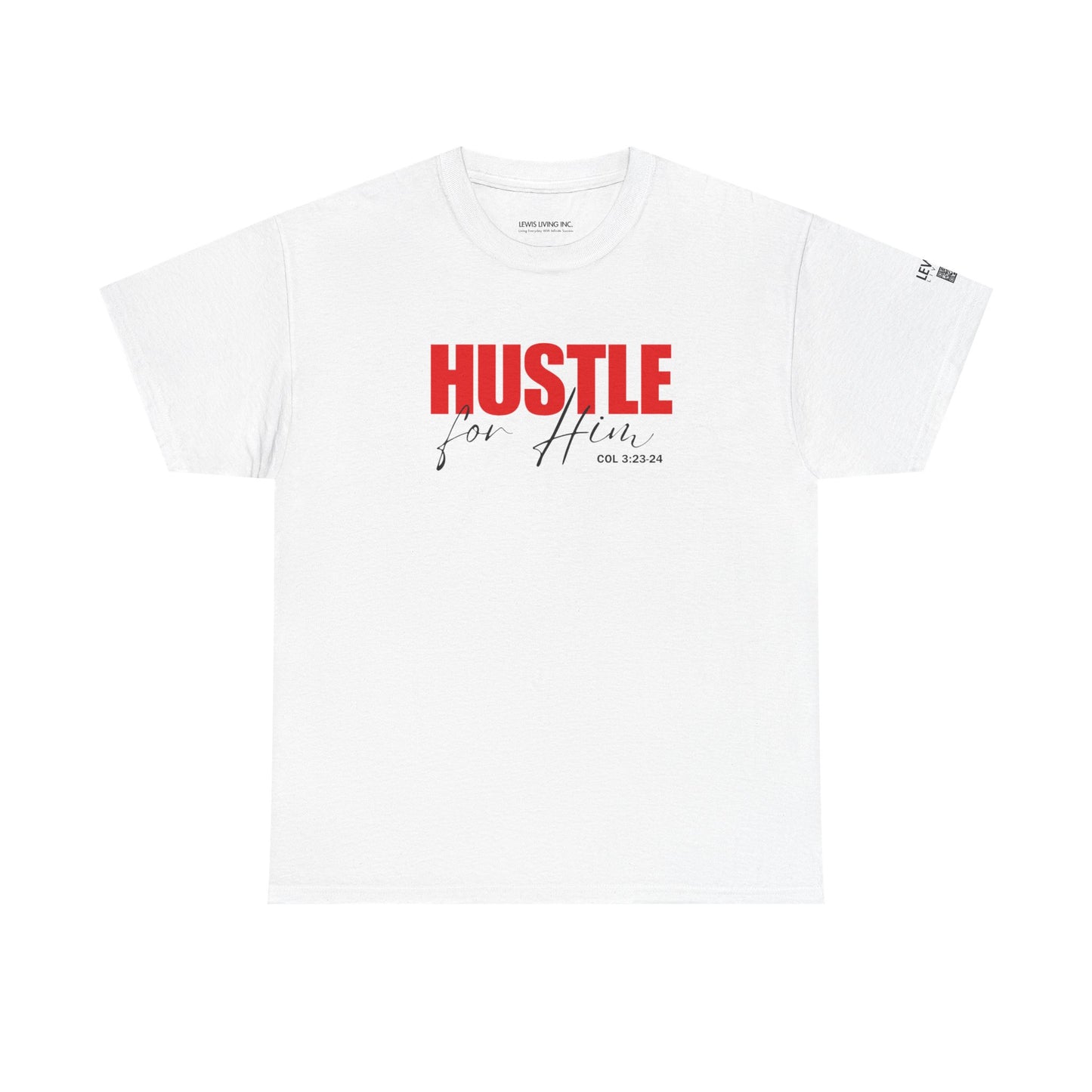 Hustle for Him-Red (Black)