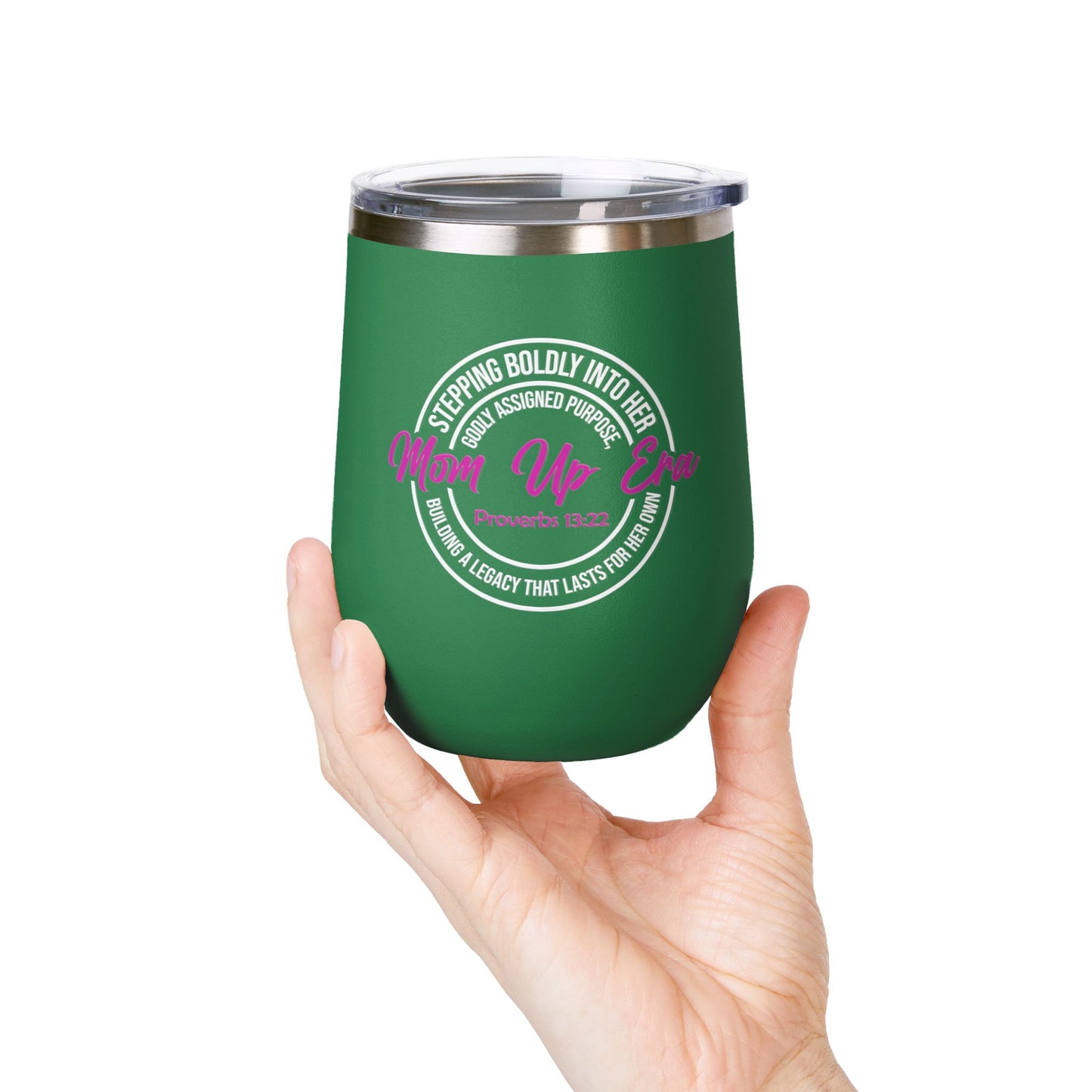 Mom Up Era – 12oz Insulated Wine Chiller Tumbler