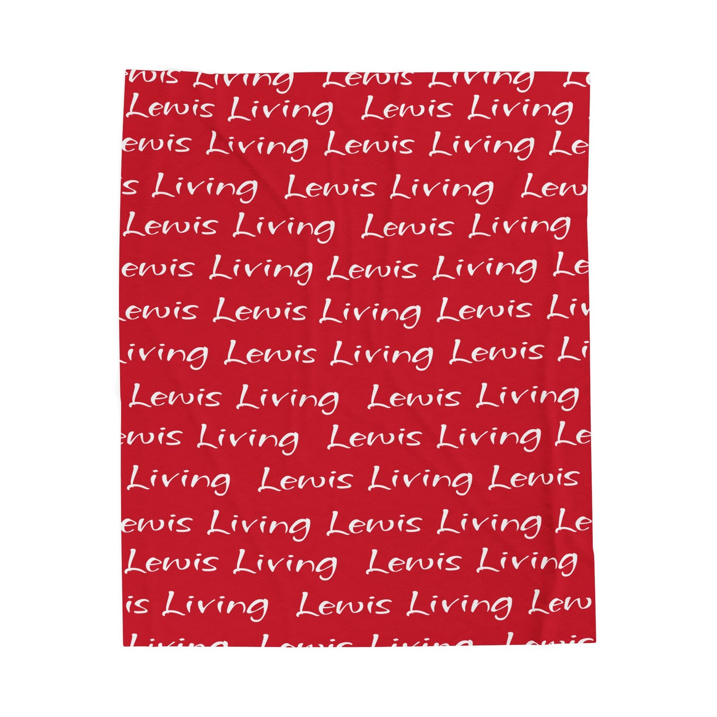 Plush Blanket Cozy Success Lewis Living-Red