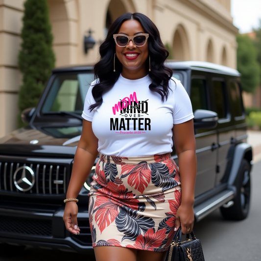 Mom Over Matter-Black