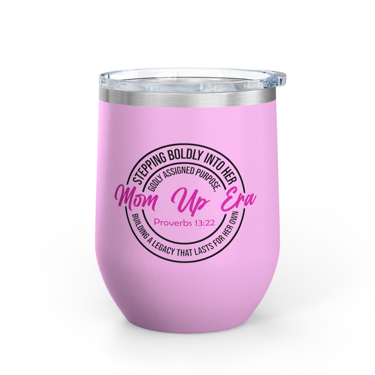 Mom Up Era – 12oz Insulated Wine Chiller Tumbler