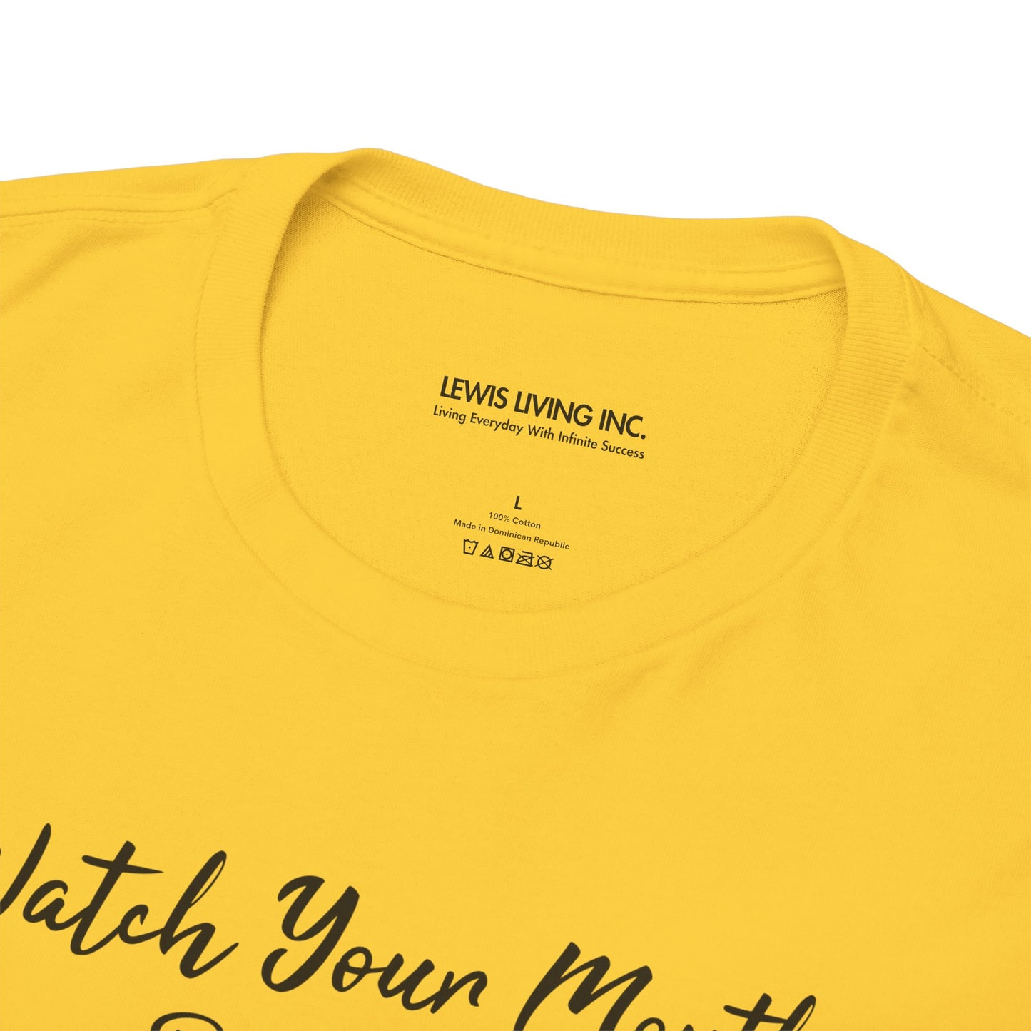 Watch Your Mouth-Black