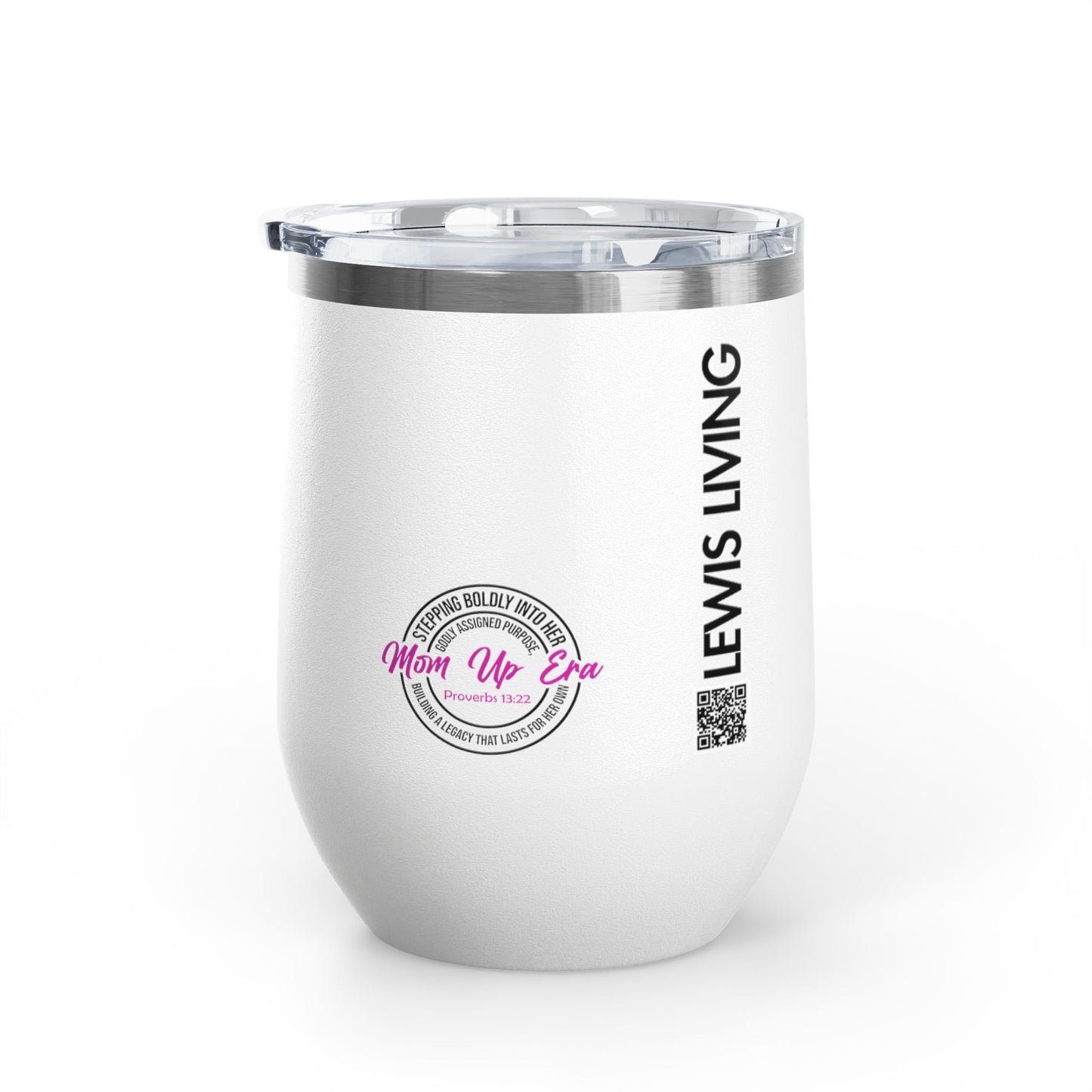 Mom Up Era – 12oz Insulated Wine Chiller Tumbler