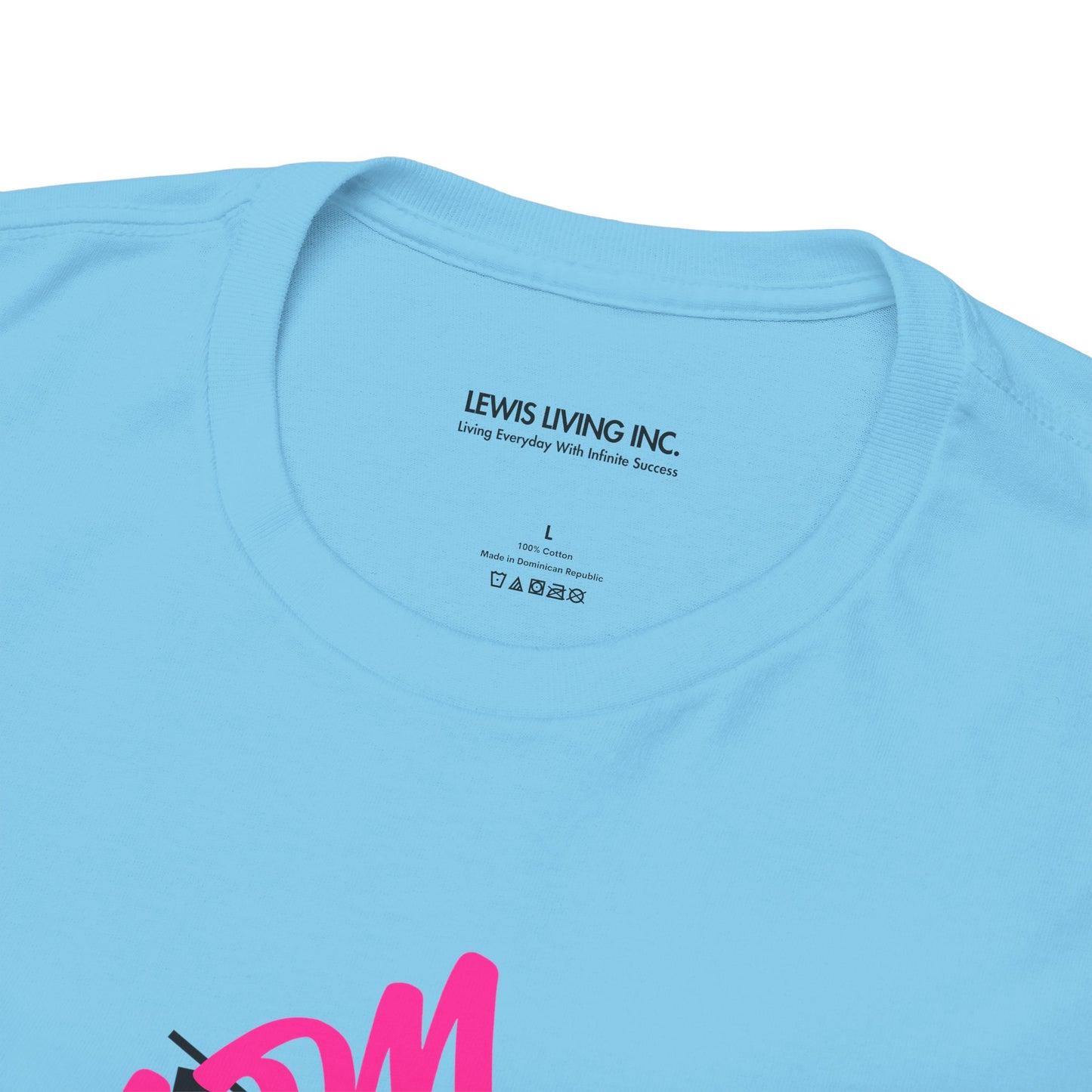 Mom Over Matter-Black Teal