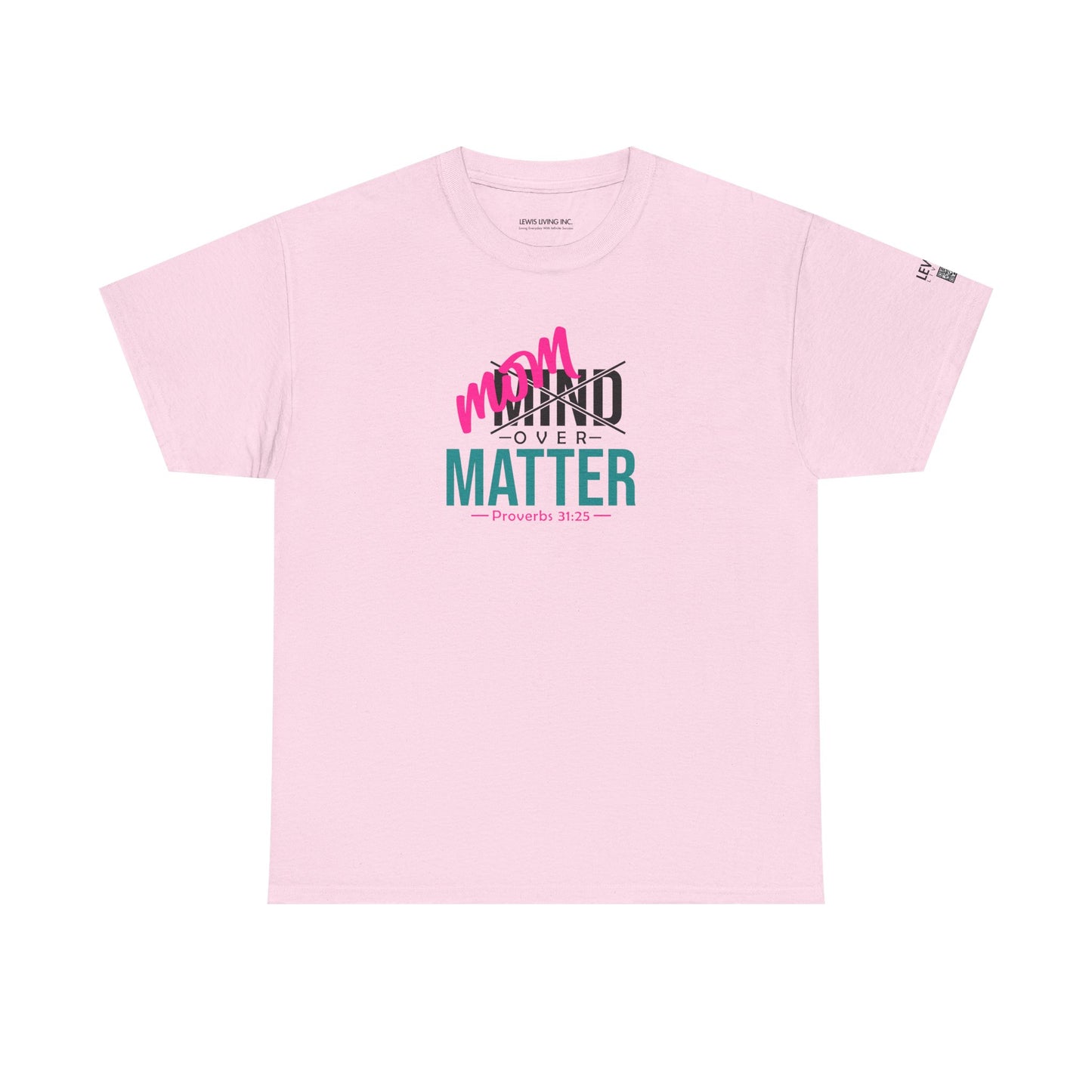 Mom Over Matter-Black Teal