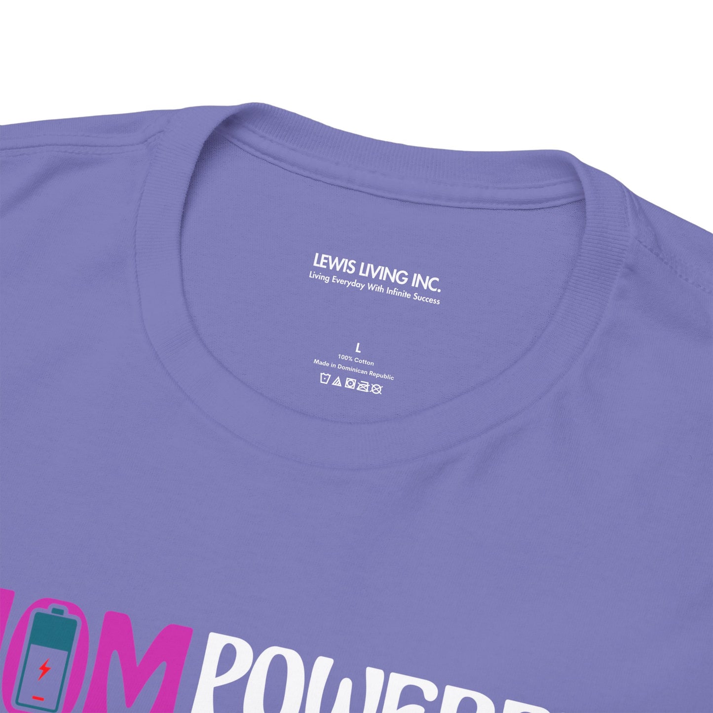 Mom Powered Supernatural Energy Unmatched-White