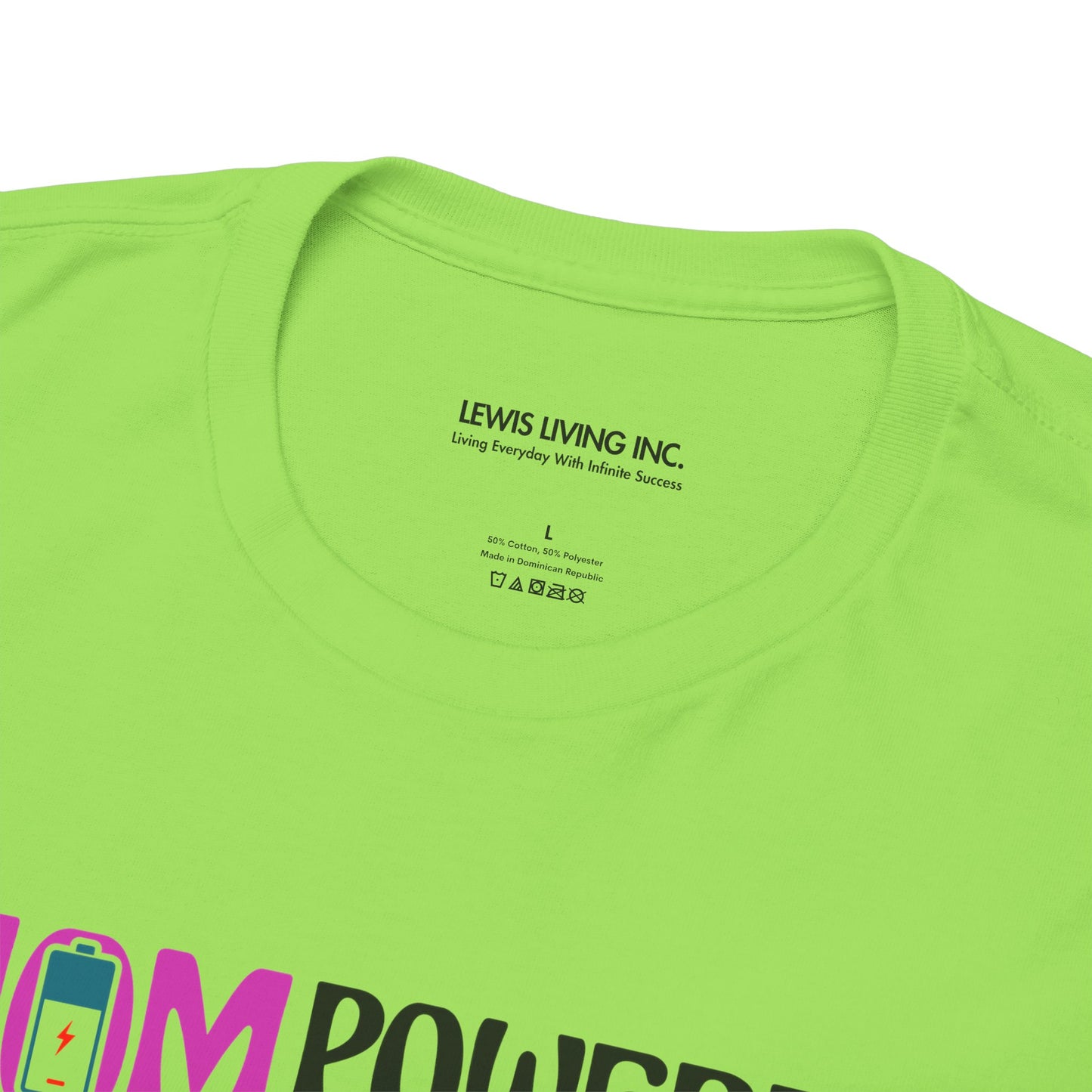 Mom Powered Supernatural Energy Unmatched-Black