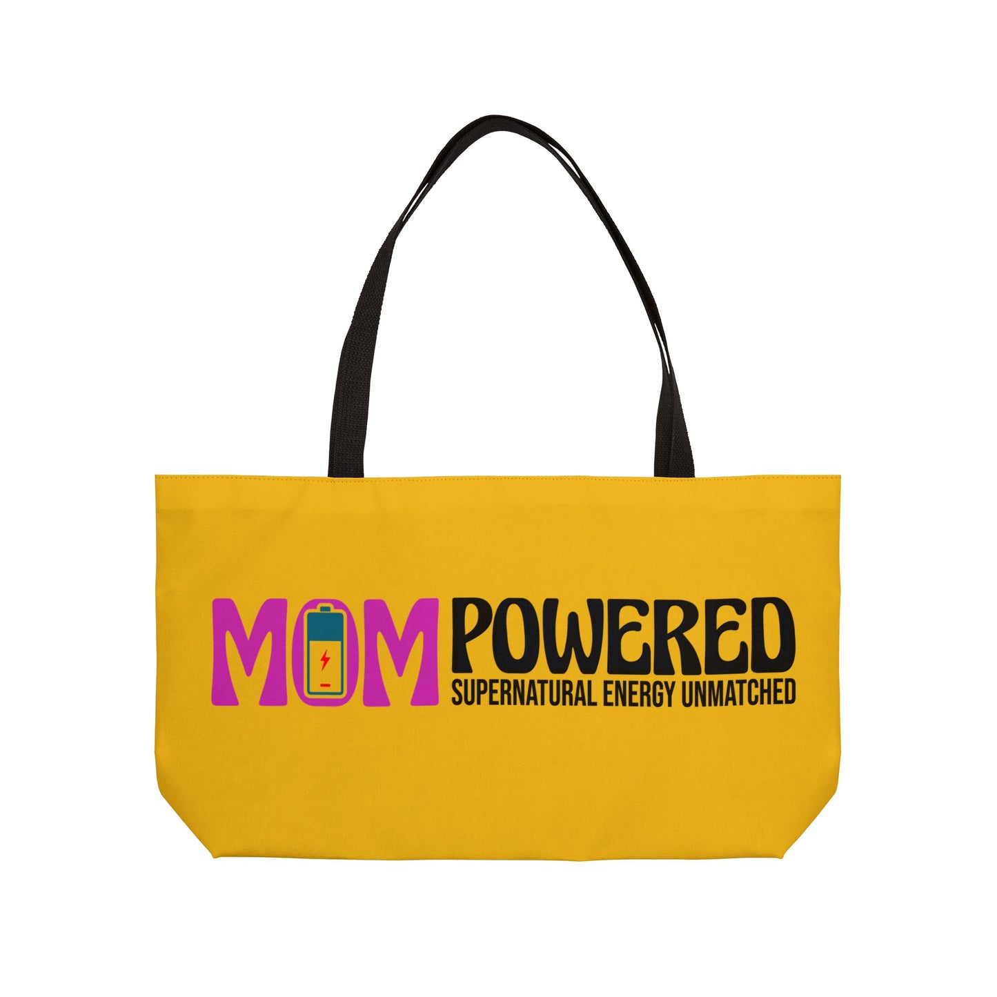 MOMPowered Tote Bag in Yellow