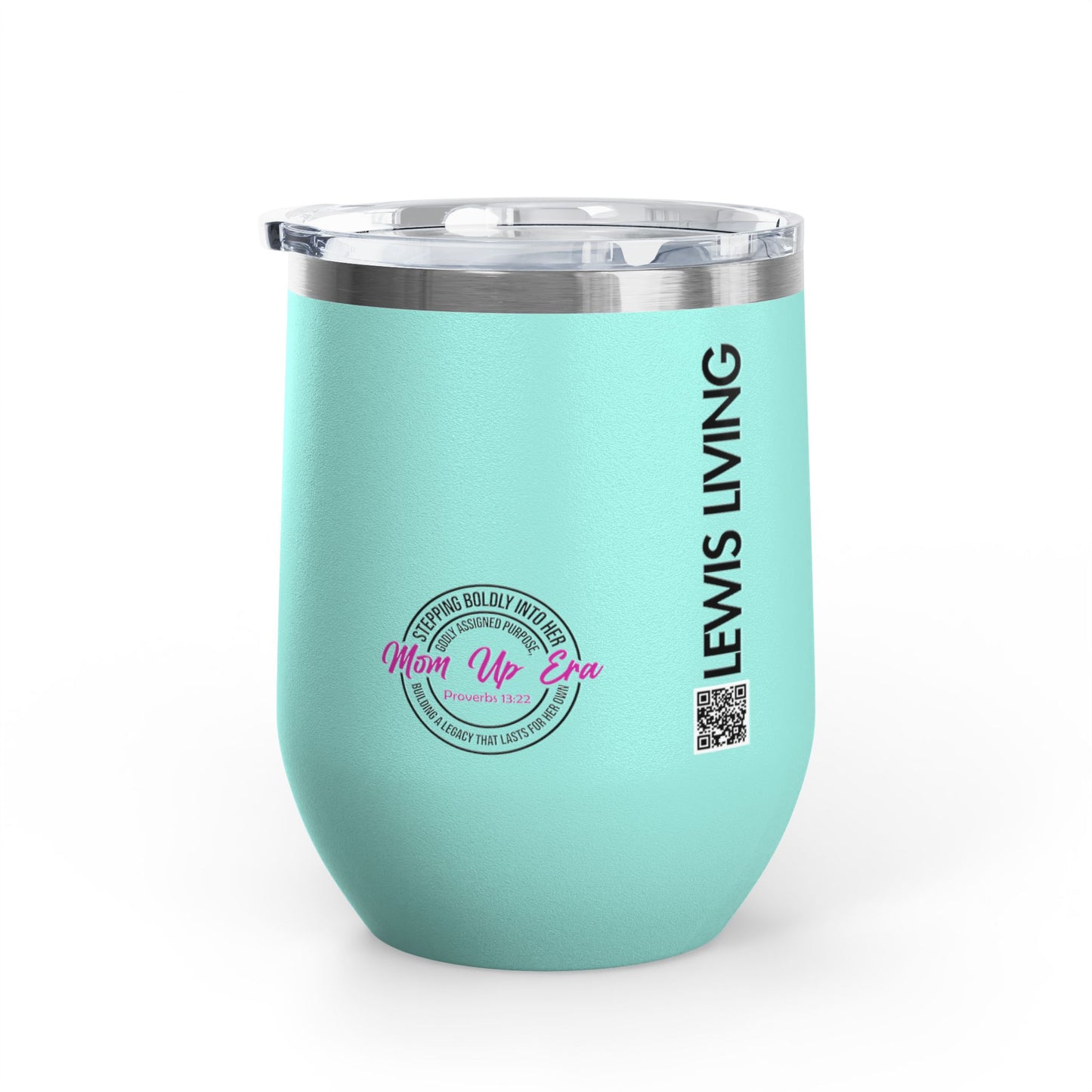 Mom Up Era – 12oz Insulated Wine Chiller Tumbler