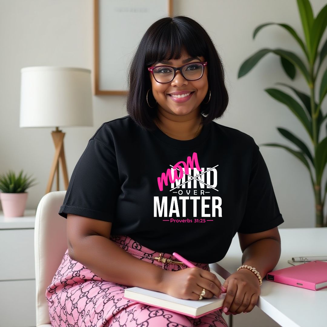 Mom Over Matter-White