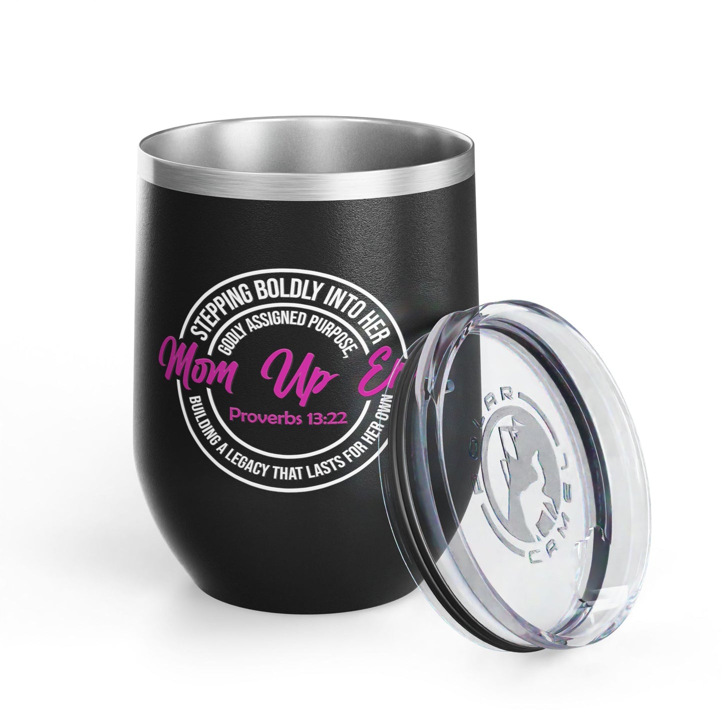 Mom Up Era – 12oz Insulated Wine Chiller Tumbler
