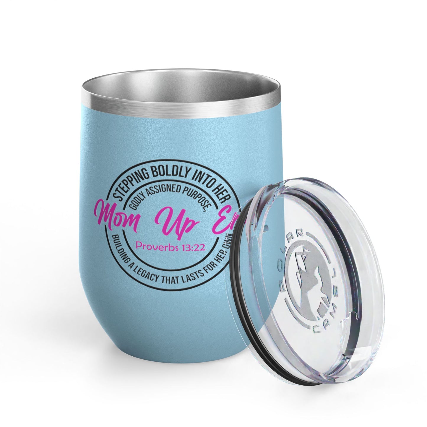 Mom Up Era – 12oz Insulated Wine Chiller Tumbler