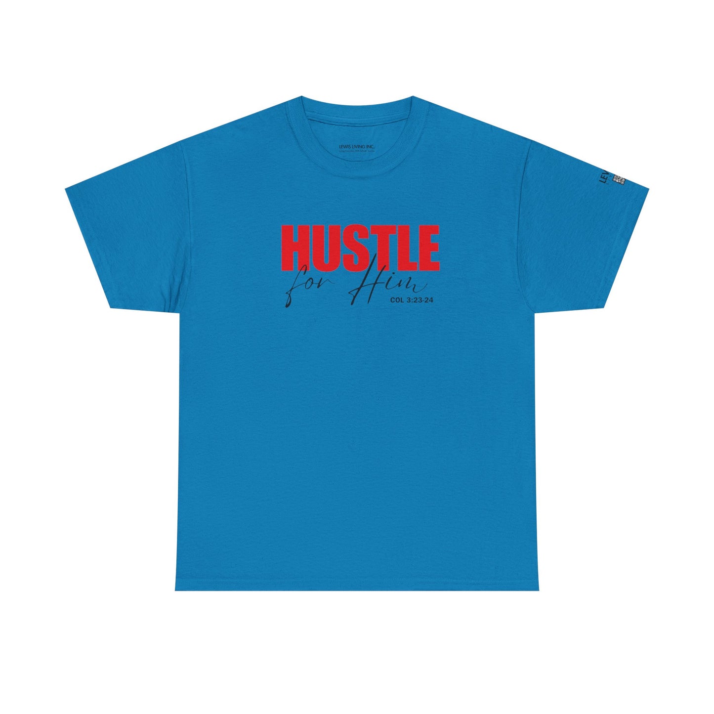 Hustle for Him-Red (Black)