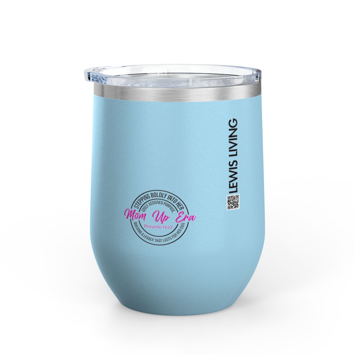 Mom Up Era – 12oz Insulated Wine Chiller Tumbler