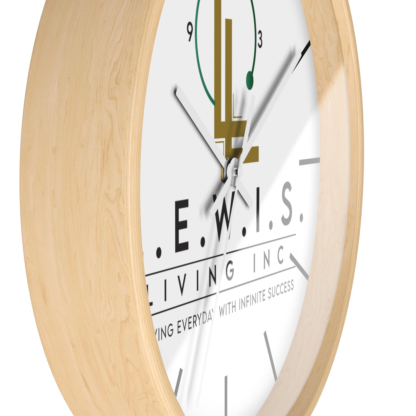 Lewis Living Wall Clock – Living Everyday With Infinite Success