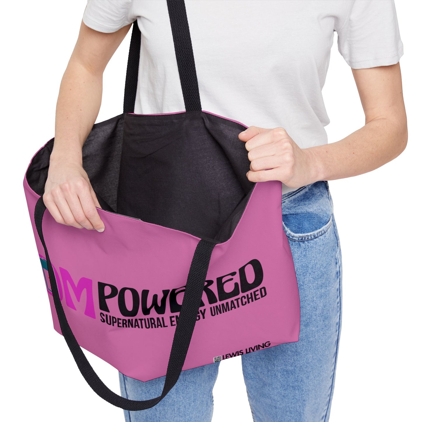 MOMPowered Tote Bag in Pink