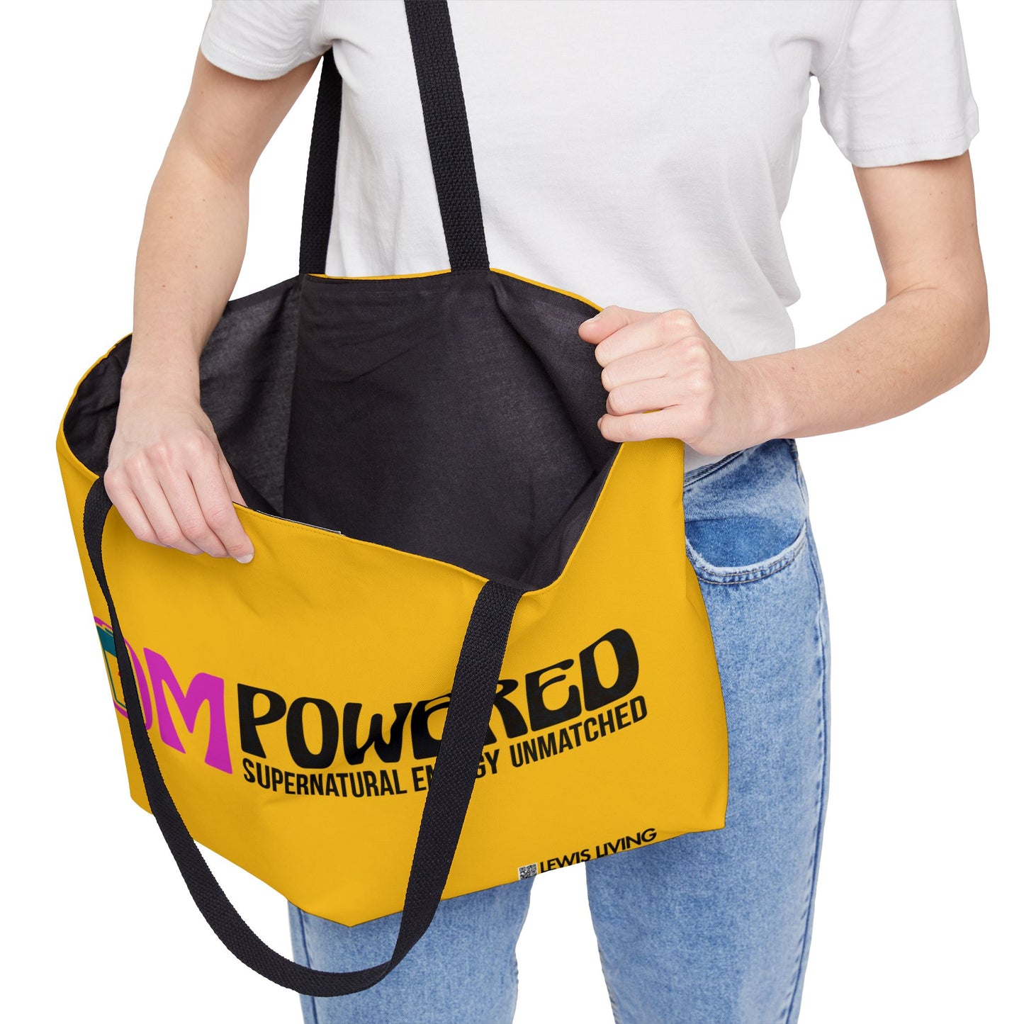 MOMPowered Tote Bag in Yellow