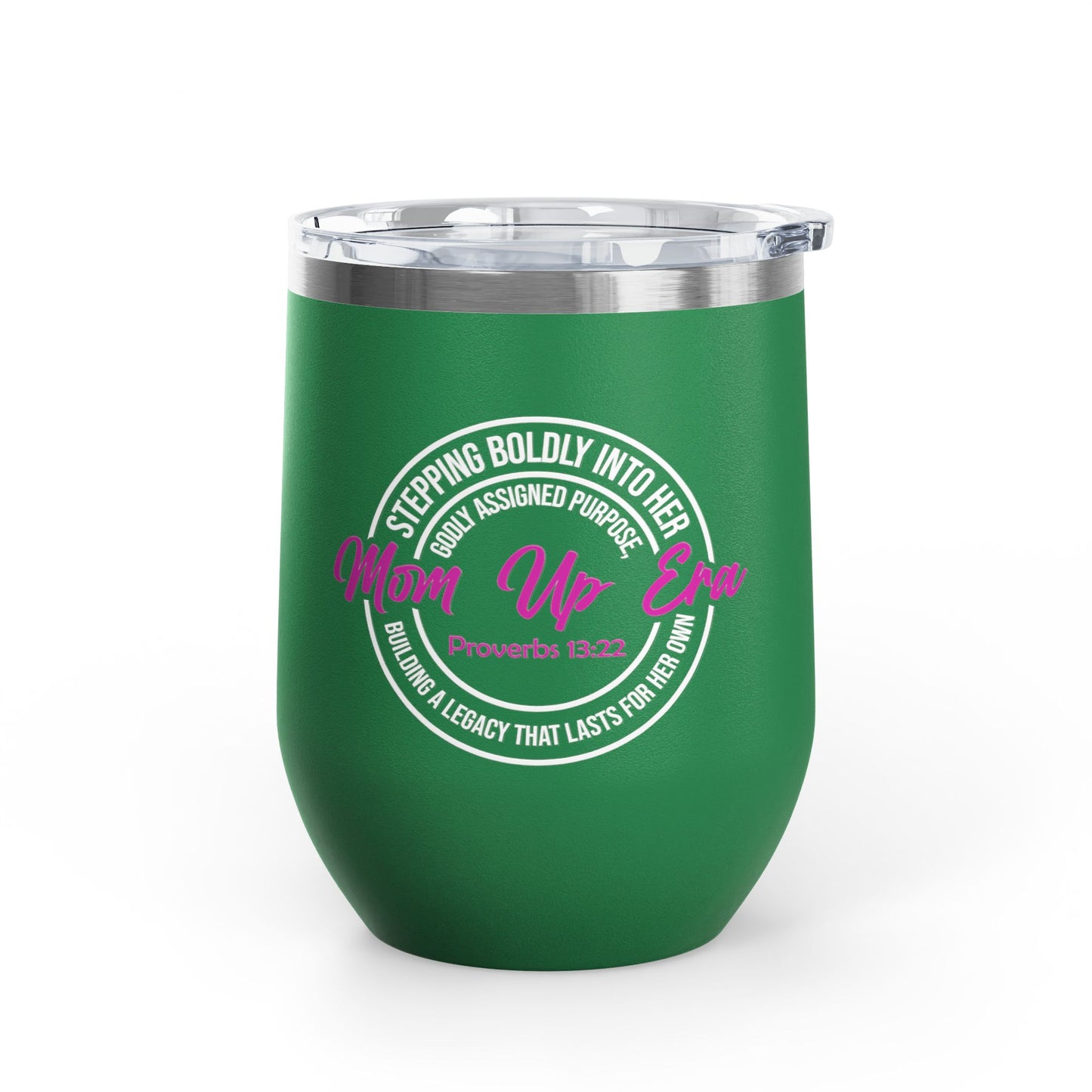 Mom Up Era – 12oz Insulated Wine Chiller Tumbler