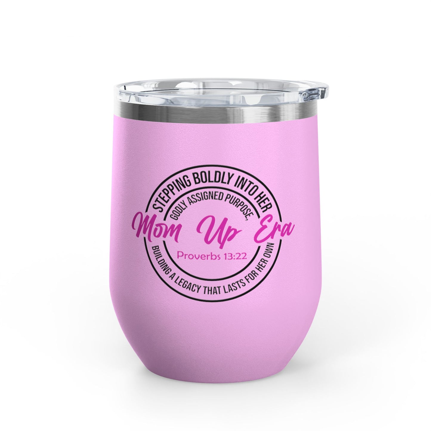 Mom Up Era – 12oz Insulated Wine Chiller Tumbler