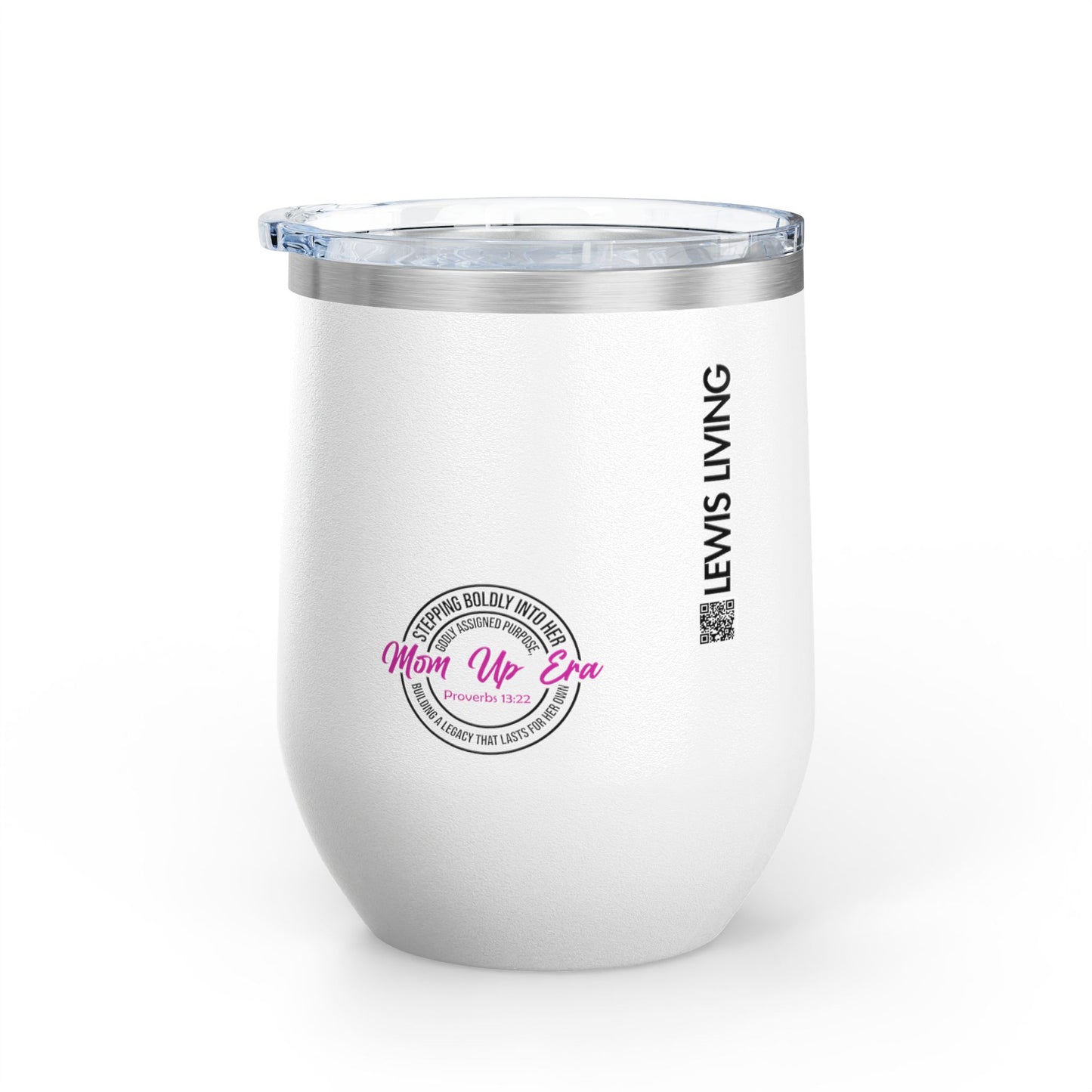 Mom Up Era – 12oz Insulated Wine Chiller Tumbler