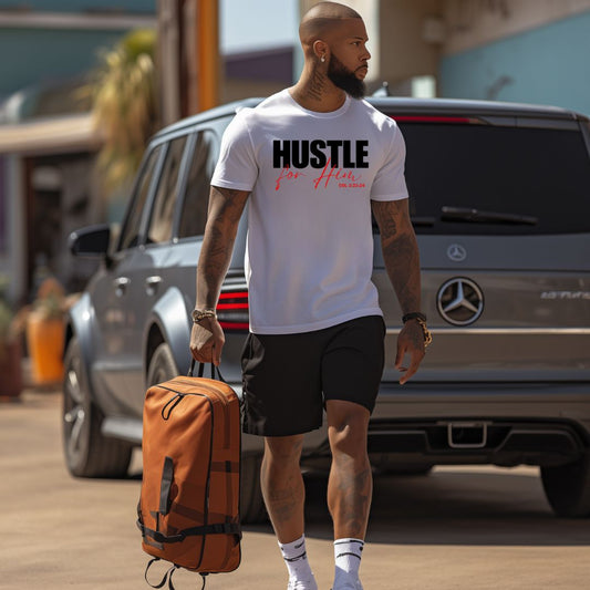 Hustle for Him-Black Red