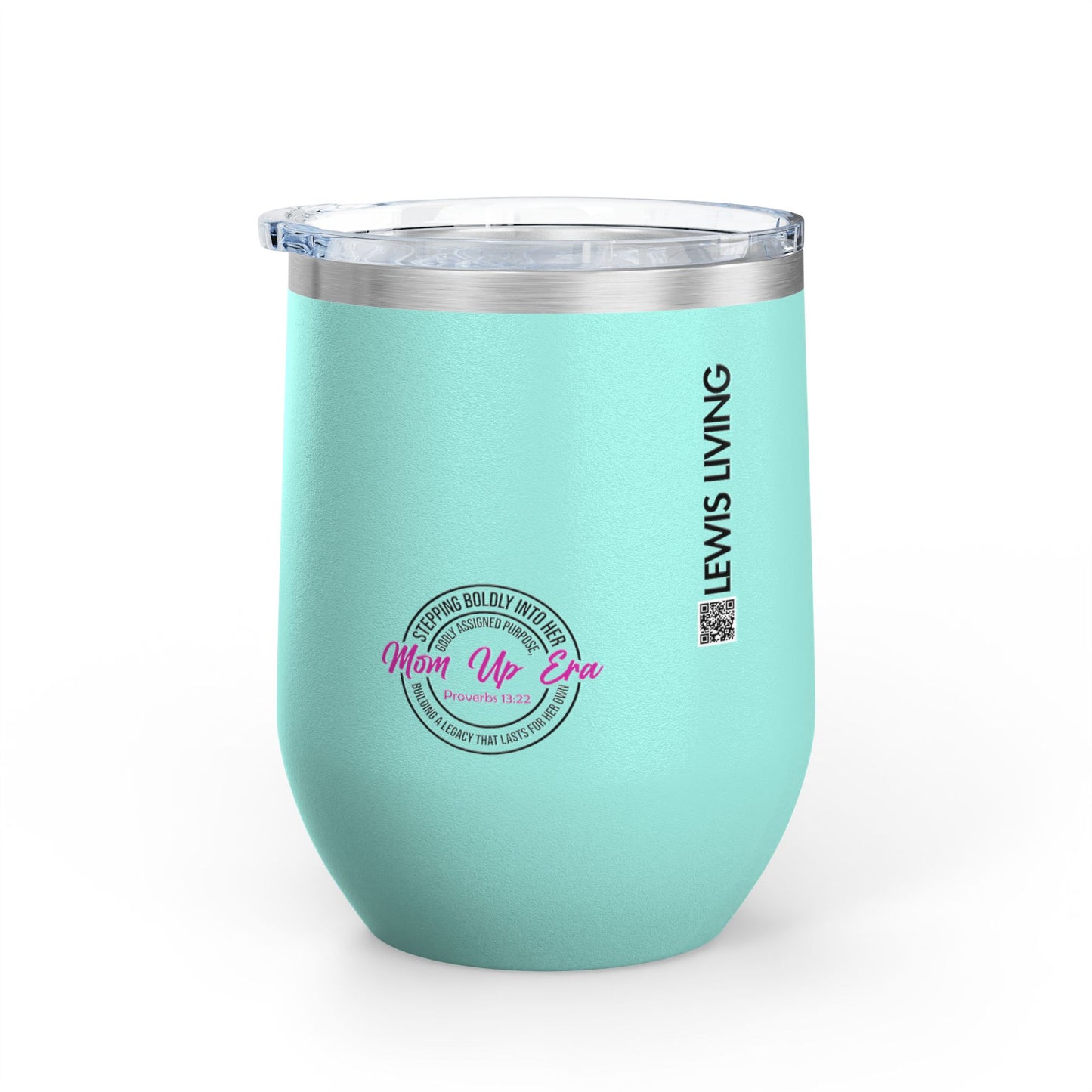 Mom Up Era – 12oz Insulated Wine Chiller Tumbler