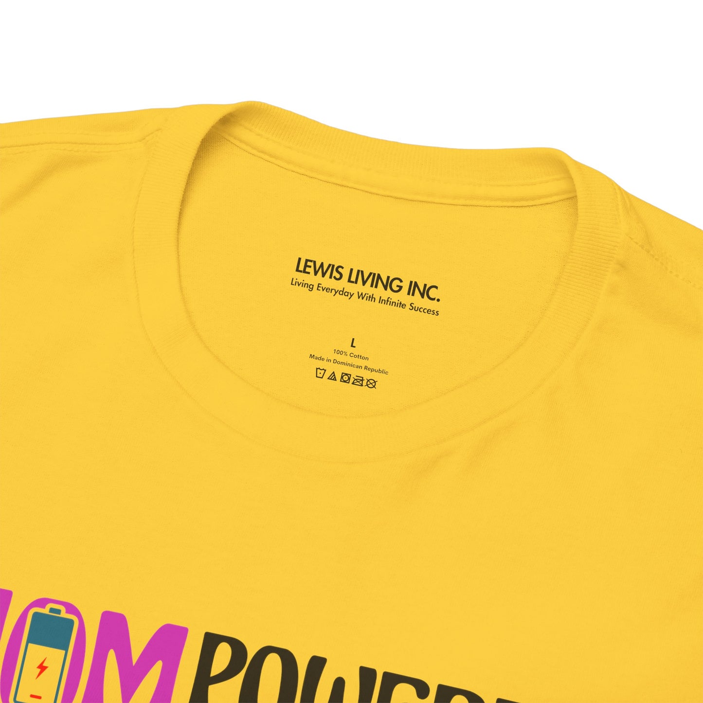 Mom Powered Supernatural Energy Unmatched-Black