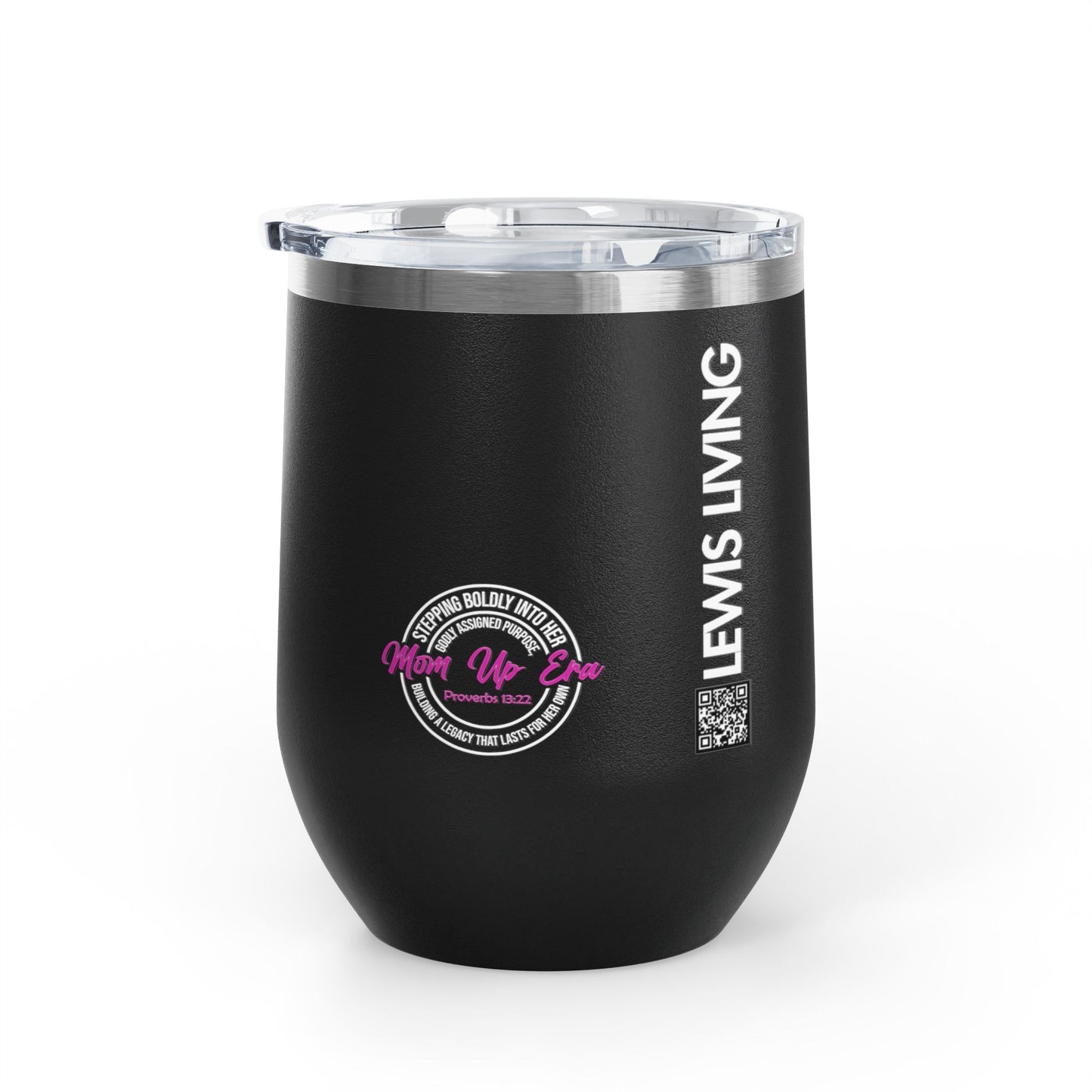 Mom Up Era – 12oz Insulated Wine Chiller Tumbler