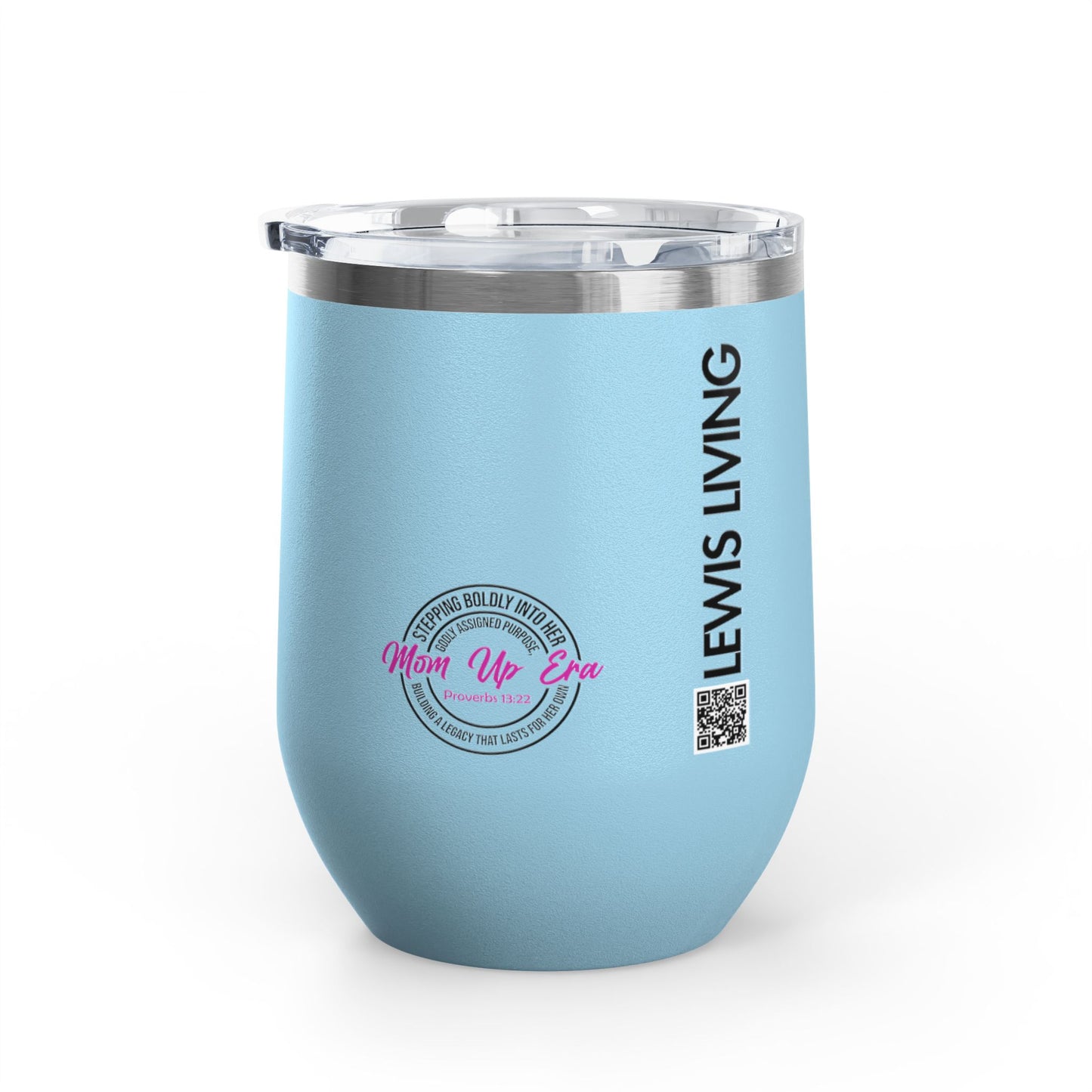 Mom Up Era – 12oz Insulated Wine Chiller Tumbler