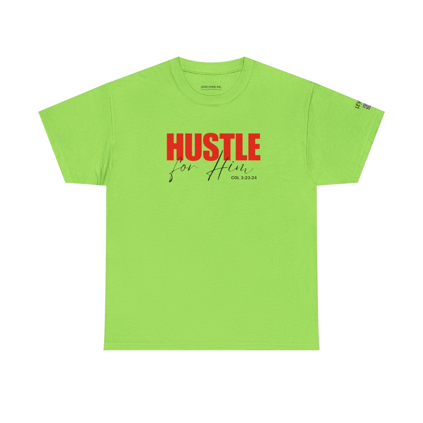 Hustle for Him-Red (Black)