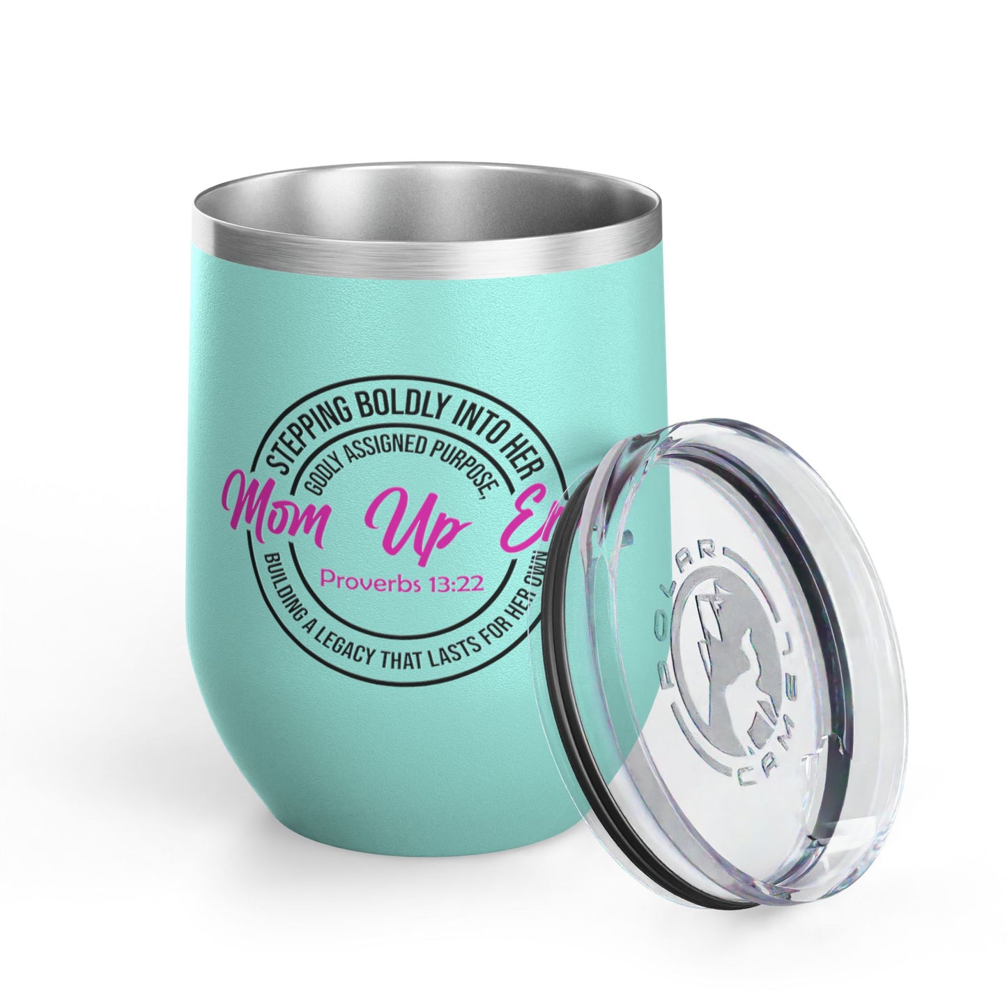 Mom Up Era – 12oz Insulated Wine Chiller Tumbler