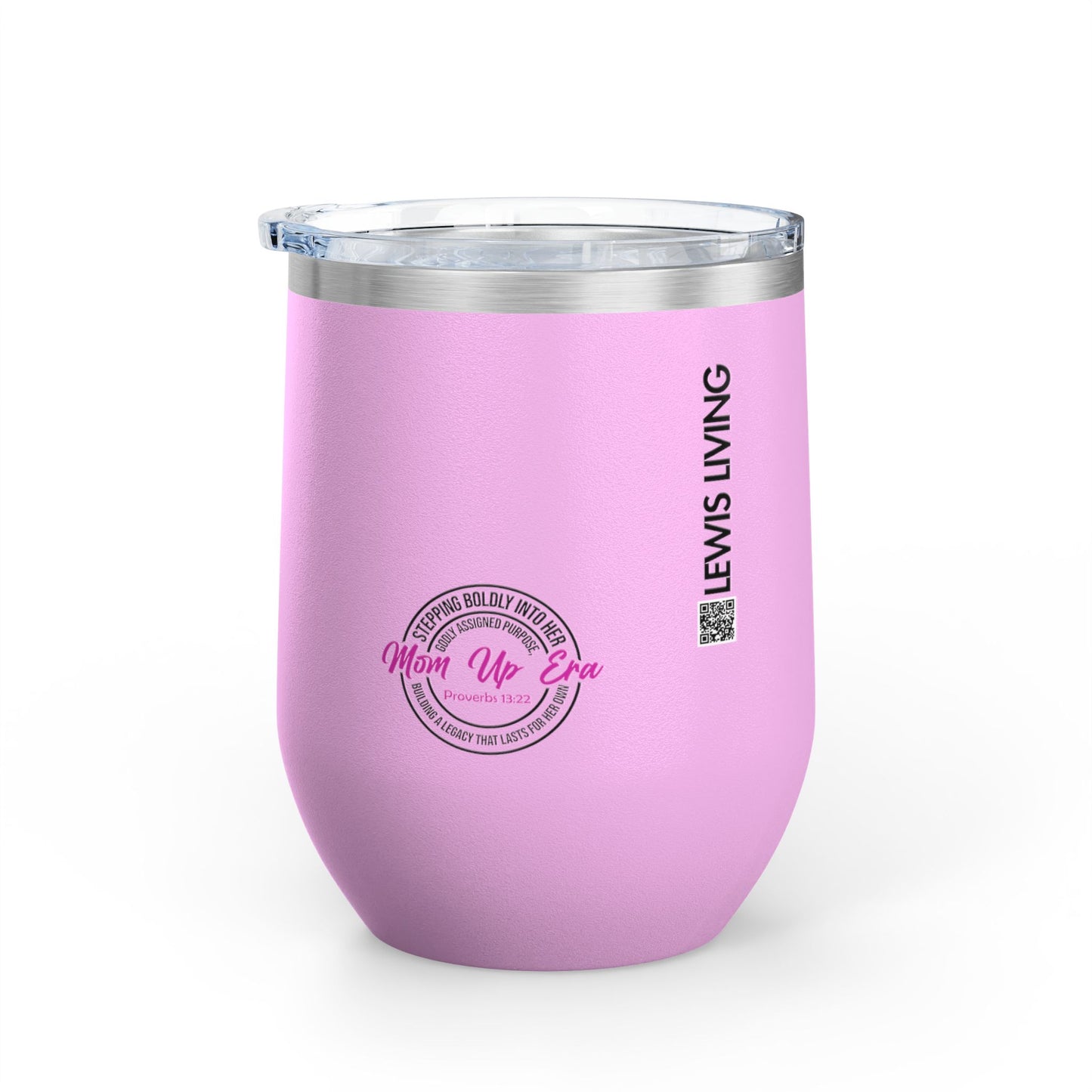 Mom Up Era – 12oz Insulated Wine Chiller Tumbler