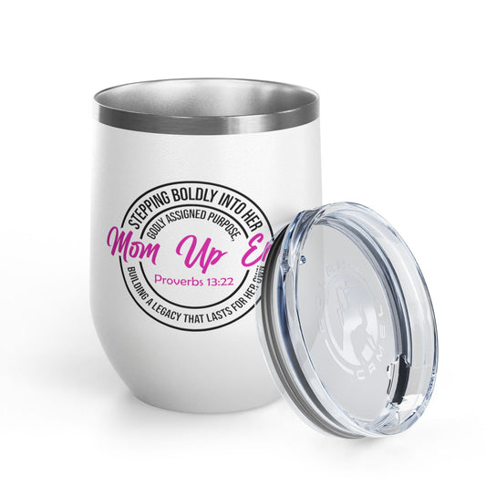 Mom Up Era – 12oz Insulated Wine Chiller Tumbler