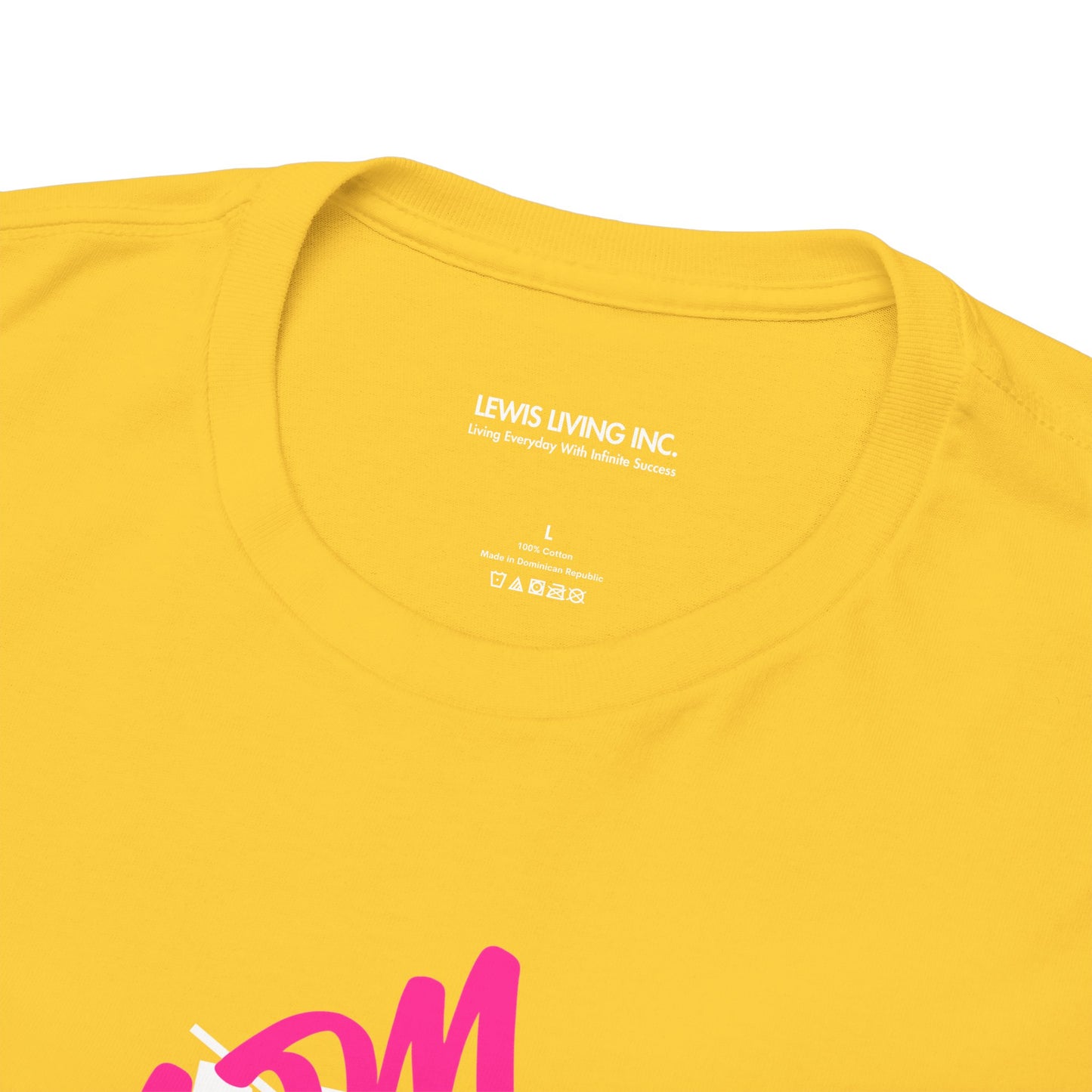 Mom Over Matter-White Teal