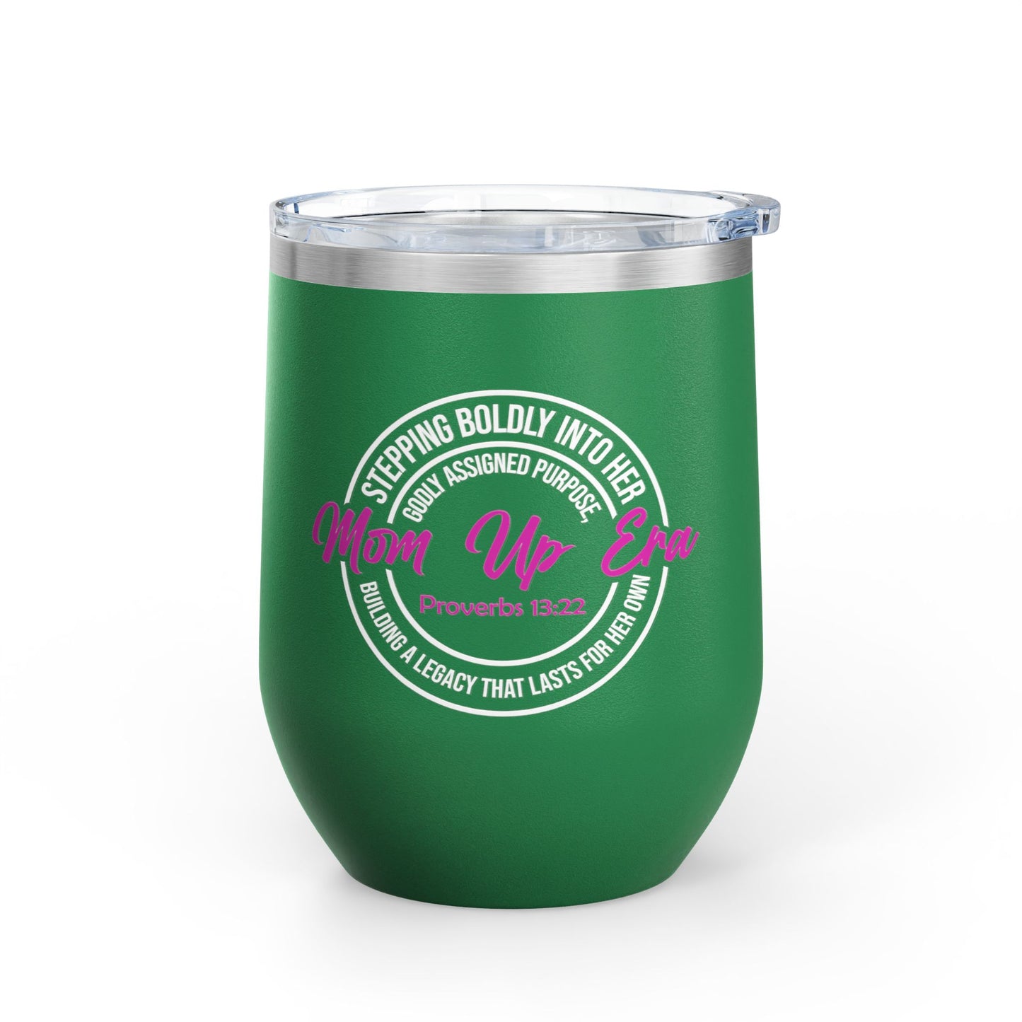Mom Up Era – 12oz Insulated Wine Chiller Tumbler