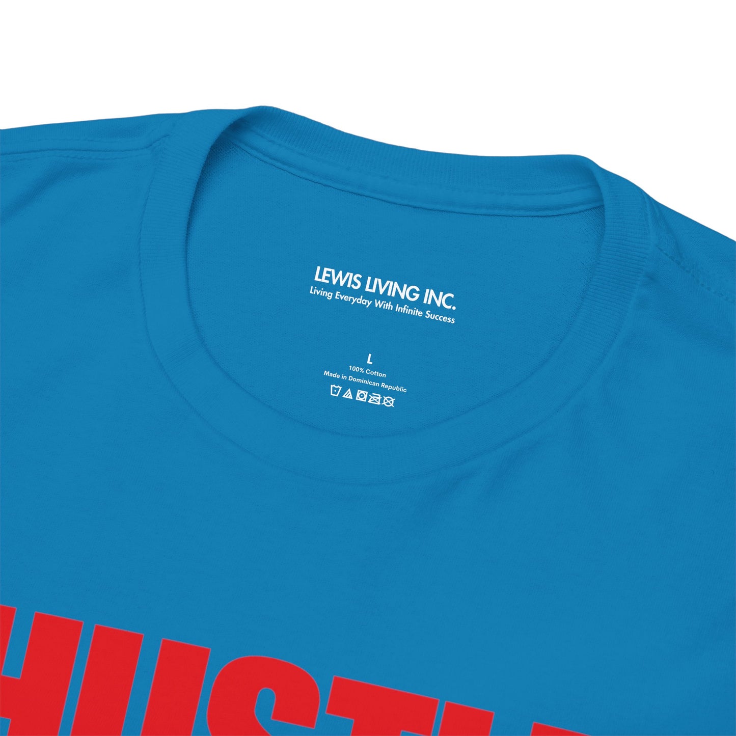 Hustle for Him-Red (White)