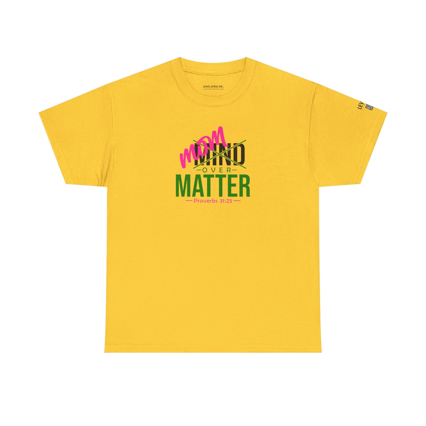 Mom Over Matter-Black Green