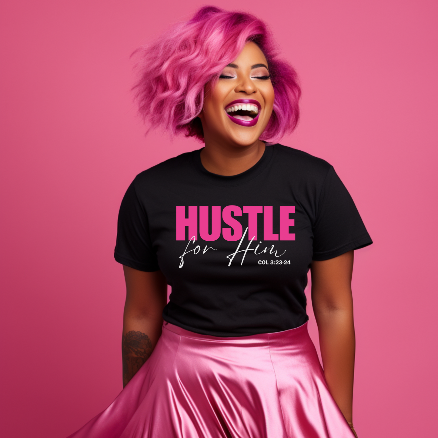 Hustle for Him-Pink