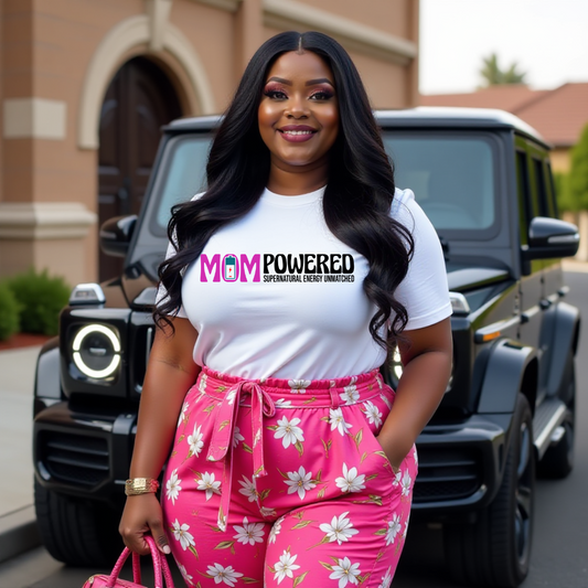 Mom Powered Supernatural Energy Unmatched-Black