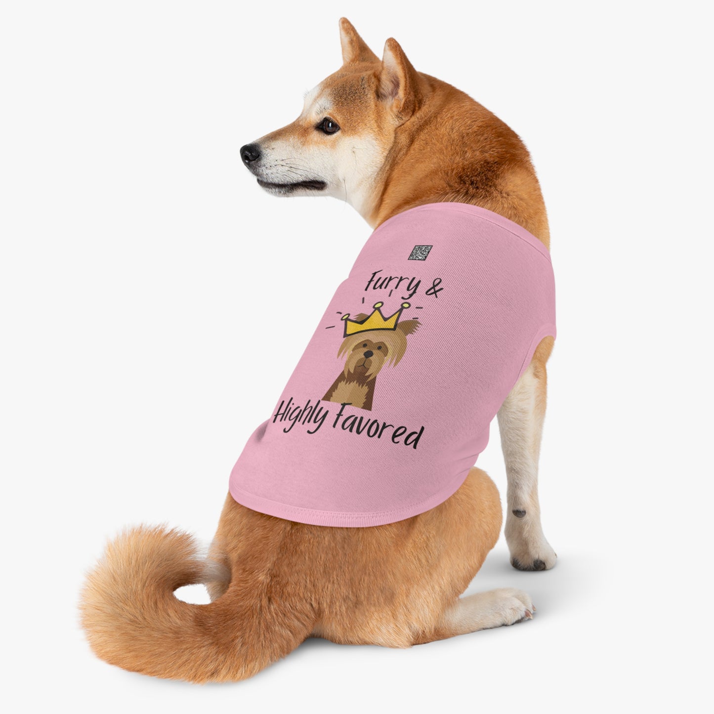 Furry & Highly Favored Dog Tank Top