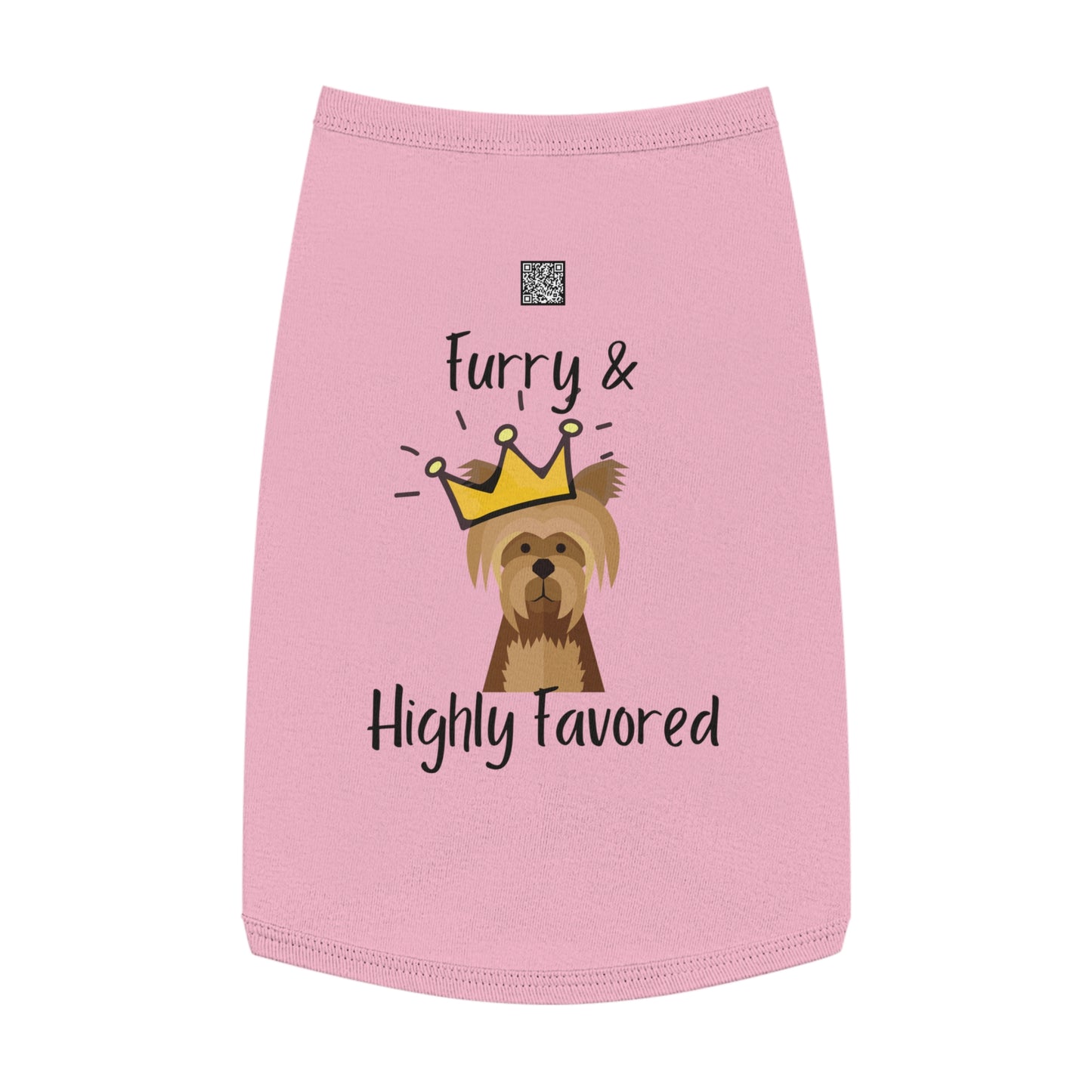 Furry & Highly Favored Dog Tank Top