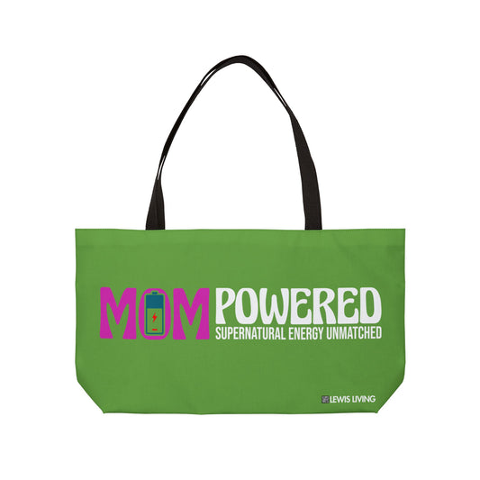MOMPowered Tote Bag in Green