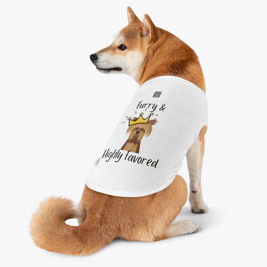 Furry & Highly Favored Dog Tank Top