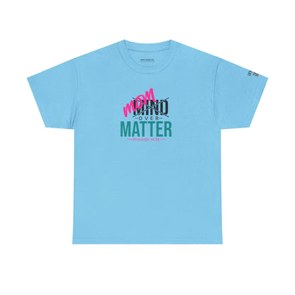 Mom Over Matter-Black Teal