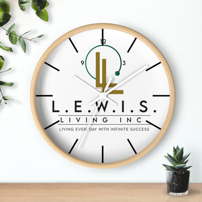 Lewis Living Wall Clock – Living Everyday With Infinite Success