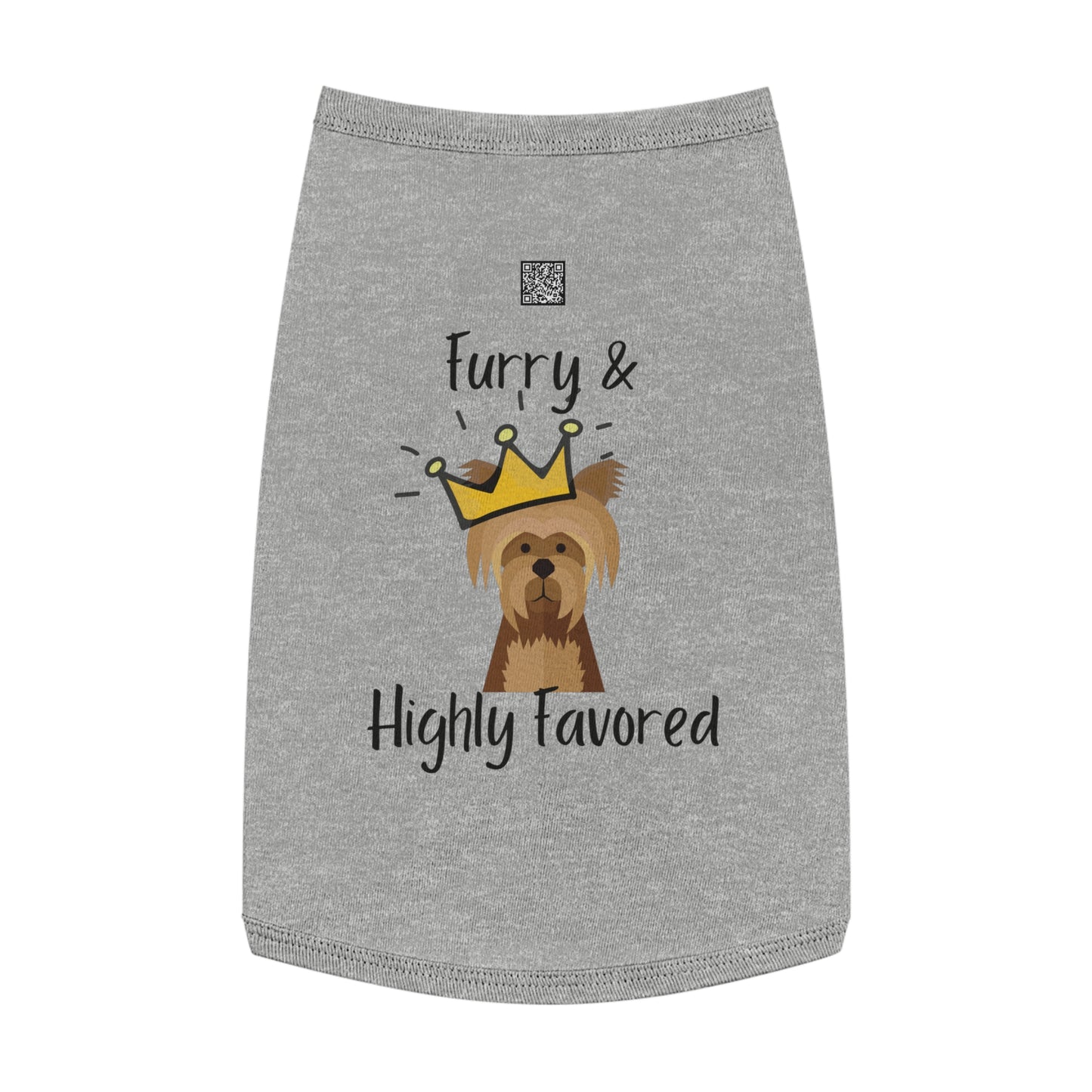 Furry & Highly Favored Dog Tank Top